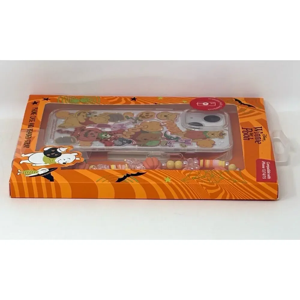 Disney Winnie The Pooh Halloween Skinnydip iPhone 13 / 14 / 15 Case Beaded Strap